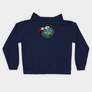 apollo 7 mission patch-artwork Kids Hoodie